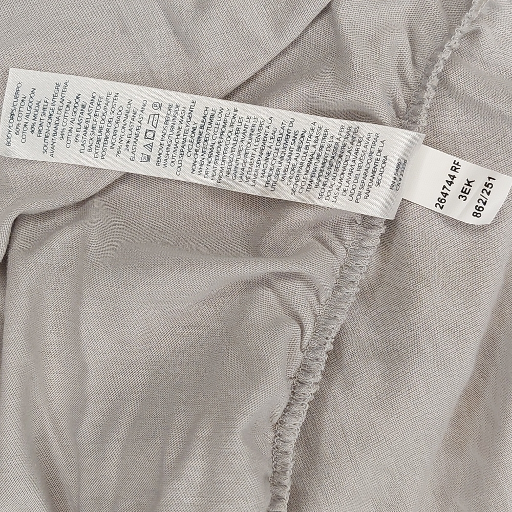 Victoria's Secret Grey Keyhole Bra Top XS Extra Small Tank NWOT - Picture 5 of 6